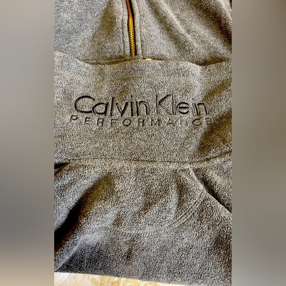 Calvin Klein Gray Zip-Up Jacket - Picture 3 of 5